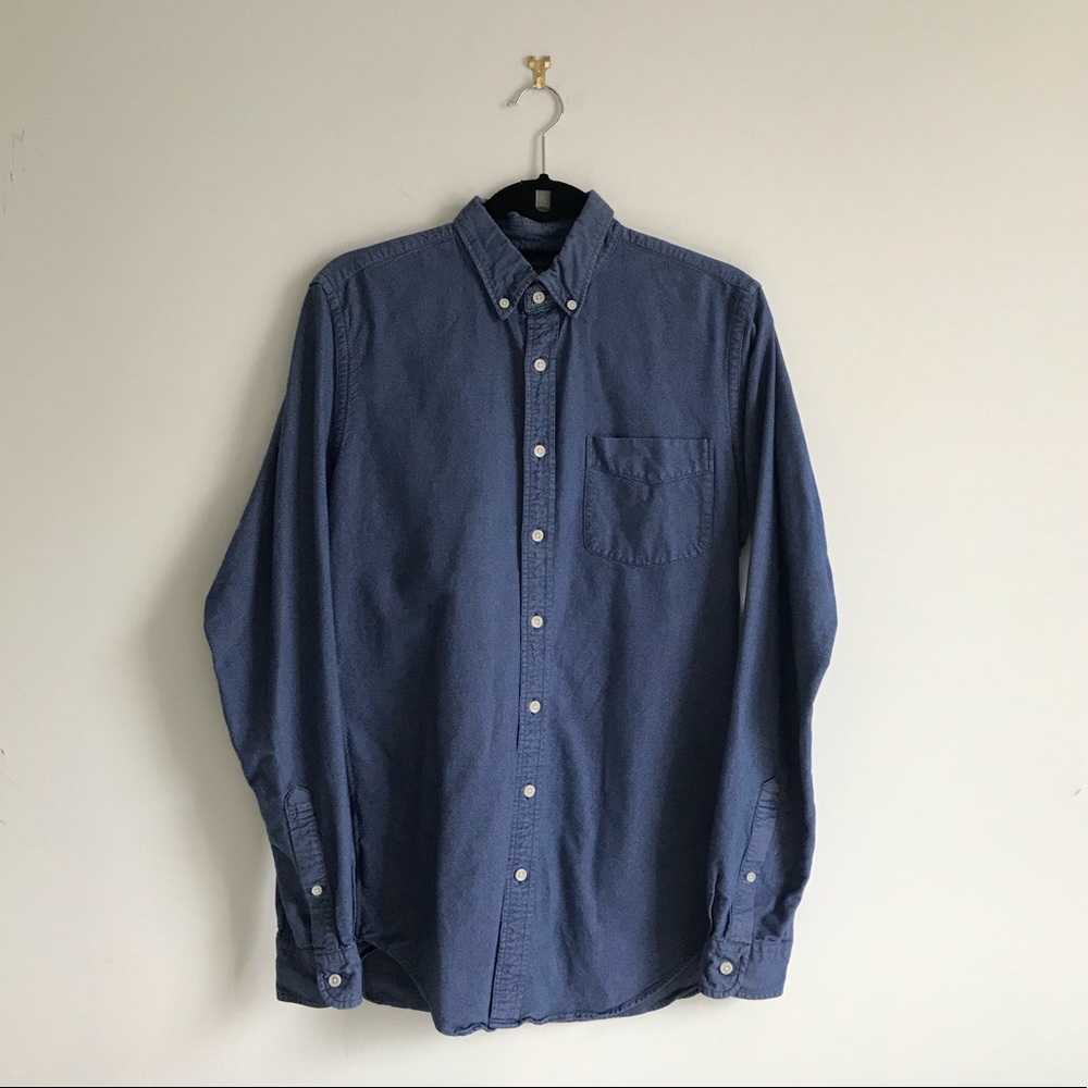 J Crew Men’s Blue Oxford Button Down